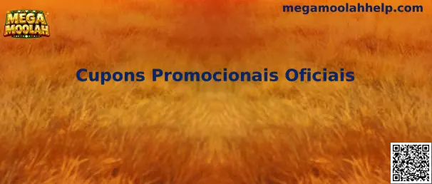 Cupons Promocionais Oficiais Mega Moolah