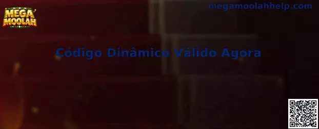 Código Dinâmico Válido Agora en Mega Moolah